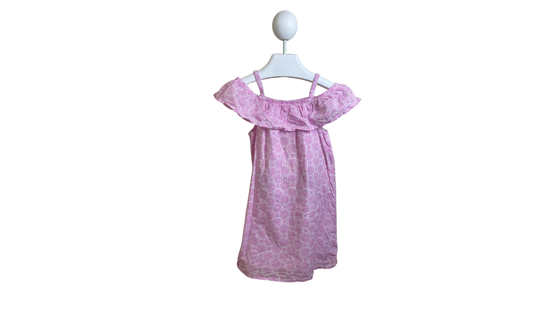 Cold Shoulder Dress – Pink Hearts