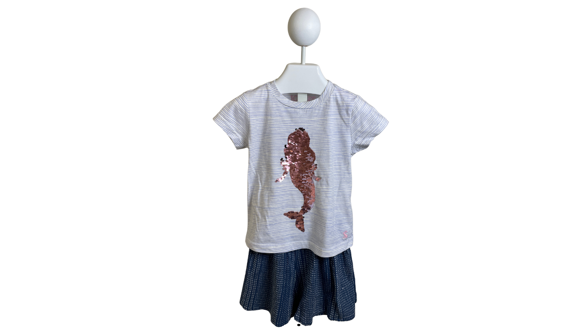 Sequin Mermaid Top with Shorts