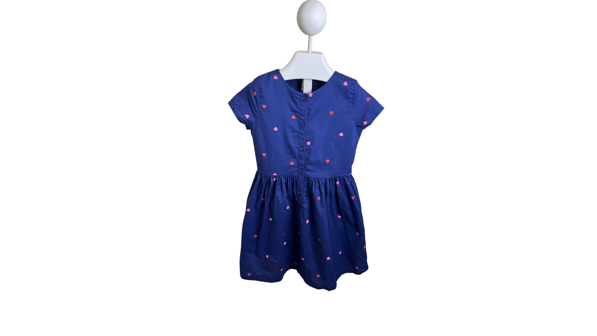 Royal Blue Dress with Hearts