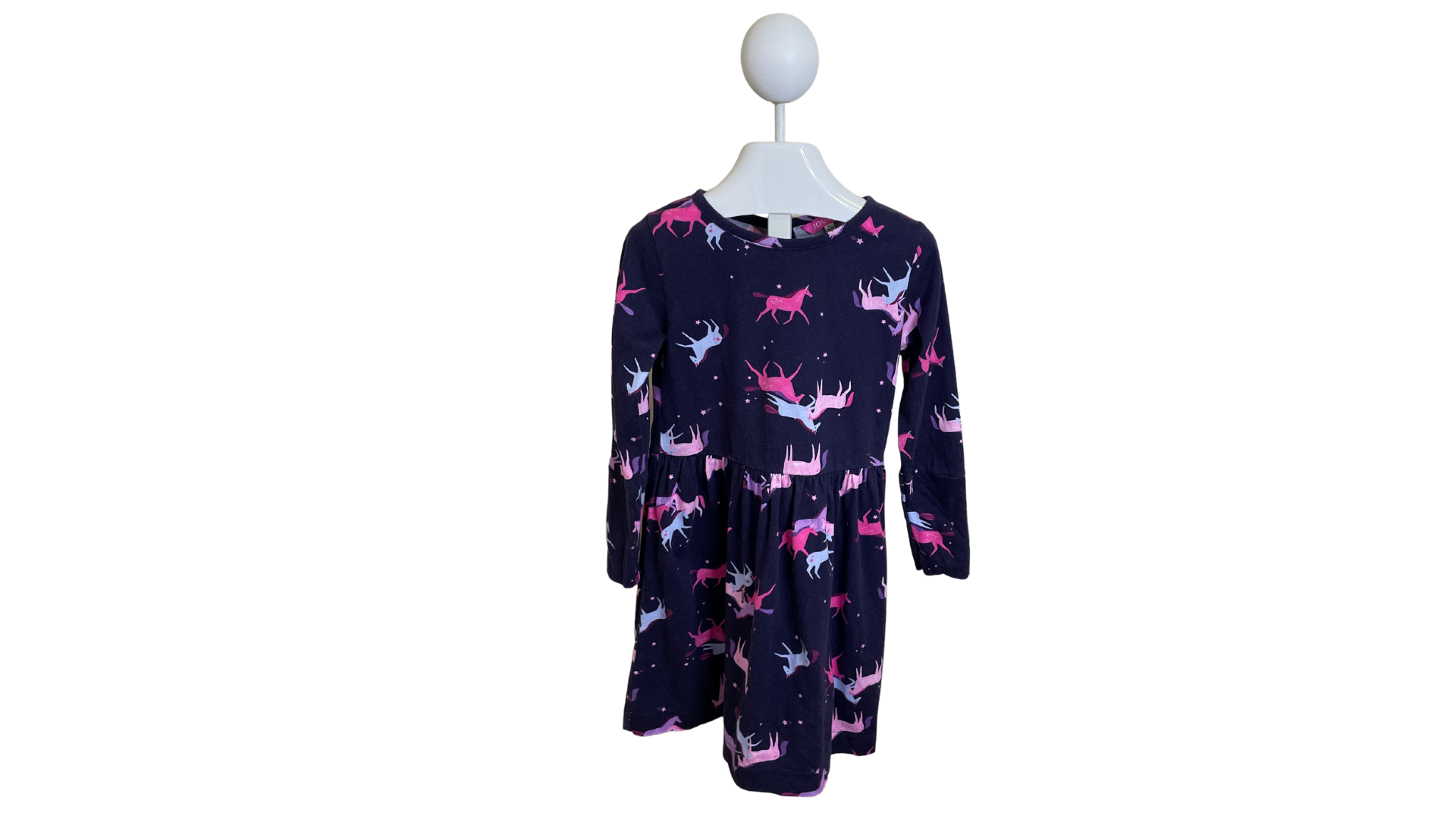 Long Sleeved Dress with Unicorns