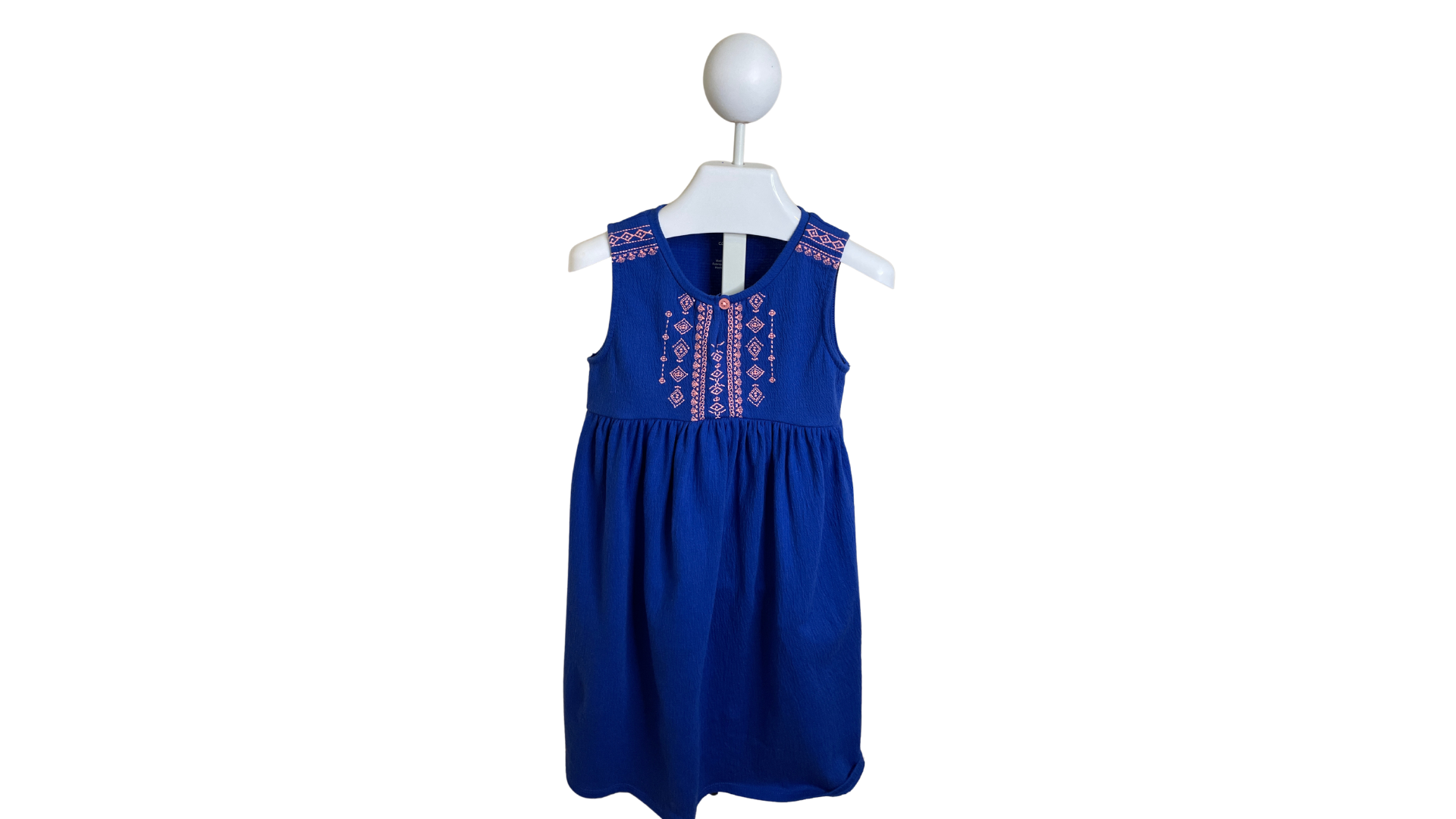 Sleeveless Royal Blue Dress